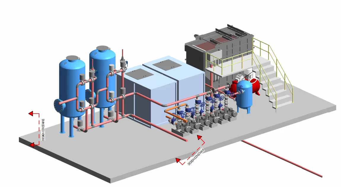 [Dự án tư vấn kỹ thuật] Tư vấn thiết kế kỹ thuật và thi công hệ thống xử lý nước rỉ rác tại cơ sở xử lý chất thải rắn Seokpori - REVIT